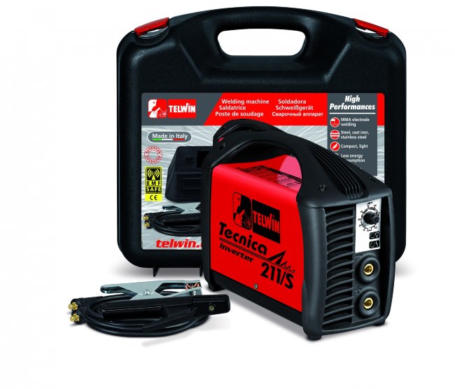 Сварочный аппарат Tecnica 211/S 230 V ACX PLASTIC C.CASE Сварочный аппарат Tecnica 211/S 230 V ACX PLASTIC C.CASE
